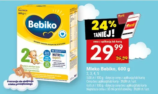 Mleko Bebiko promocja w Twój Market