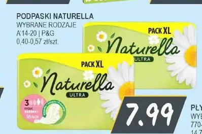 Podpaski Naturella Ultra promocja w Słoneczko
