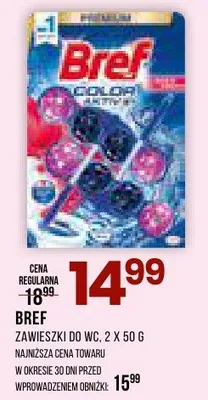 Zawieszki do wc Bref promocja w Drogerie Natura