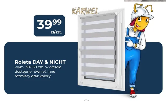 Roleta Day & Night Karwel promocja w PSB Mrówka