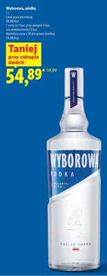 Wódka Wyborowa promocja w Lidl