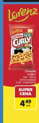 Chrupki Curly Lorenz promocja w Carrefour