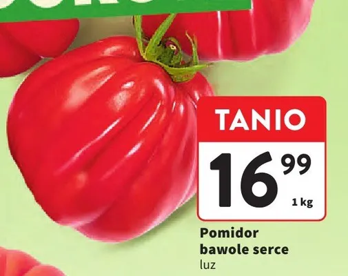 Pomidor bawole serce promocja w Intermarche