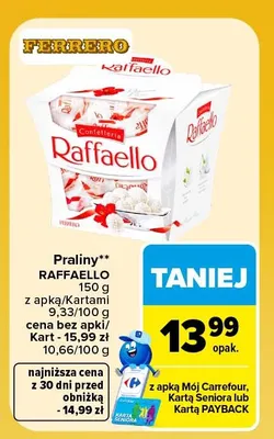 Praliny Raffaello promocja w Carrefour Market