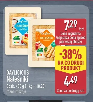 Naleśniki z serem Daylicious promocja w Aldi