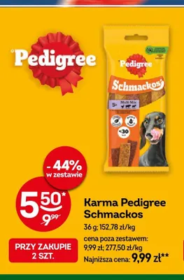 Karma dla psów Pedigree Schmackos Multi Mix promocja w Żabka