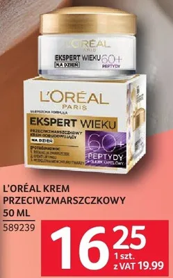 Krem L'Oreal Przeciwzmarszczkowy 50 ml promocja w Selgros