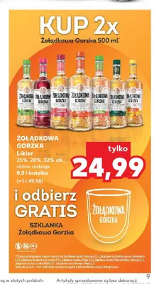 Likier Żołądkowa Gorzka z rześką miętą promocja w Kaufland