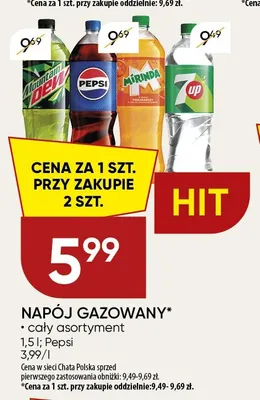 Napój gazowany Pepsi promocja w Chata Polska