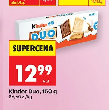 Ciastka Kinder Duo promocja w Biedronka