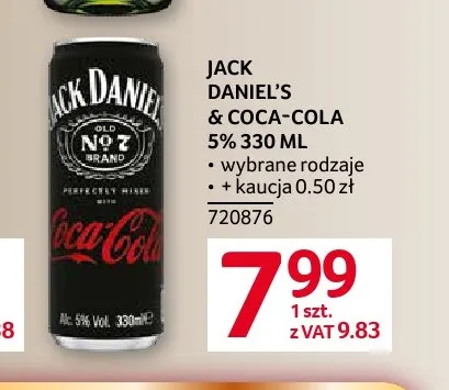 Jack Daniel's & Coca-Cola promocja w Selgros