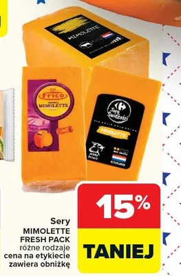 Sery Mimolette Fresh Pack promocja w Carrefour Market