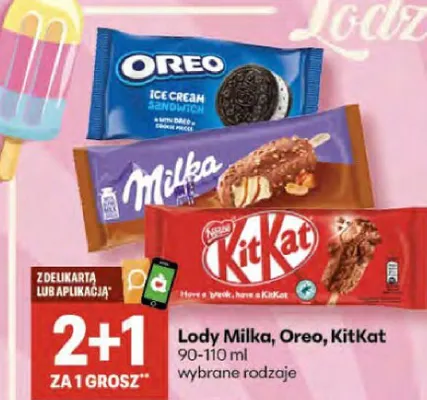 Lody Oreo promocja w Delikatesy Centrum