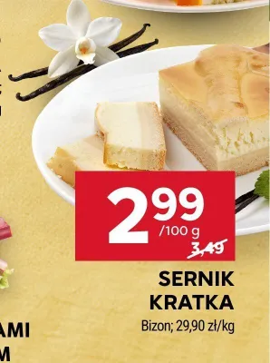 Sernik Kratka promocja w Stokrotka