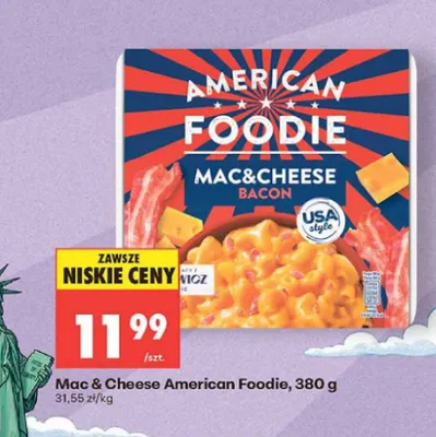 Mac & Cheese Bacon American Foodie promocja w Biedronka