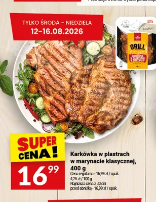 Karkówka w plastrach w marynacie klasycznej Białecki Wędzarnia promocja w Twój Market