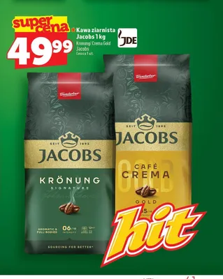 Kawa ziarnista Jacobs Kronung promocja w TOPAZ