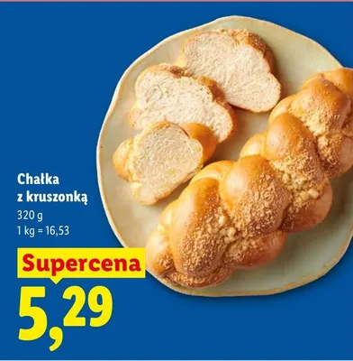 Chałka z kruszonką promocja w Lidl