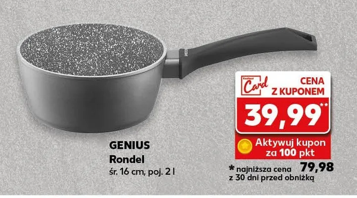 Rondel śr. 16 cm, poj. 2 l Genius promocja w Kaufland