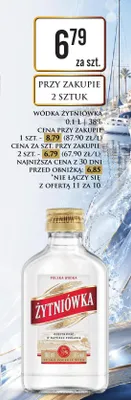Wódka Żytniówka promocja w Dino