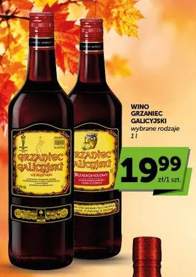 Wino bezalkoholowe Grzaniec Galicyjski promocja w Euro Sklep