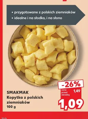 Kopytka z polskich ziemniaków Smakmak promocja w Kaufland