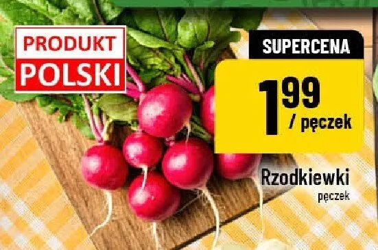 Rzodkiewka pęczek polska promocja w POLOmarket