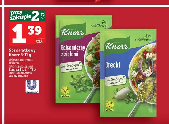 Sos sałatkowy grecki Knorr promocja w TOPAZ