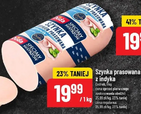 Szynka prasowana z indyka promocja w POLOmarket