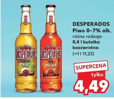 Piwo różne rodzaje bezalkoholowe promocja w Kaufland
