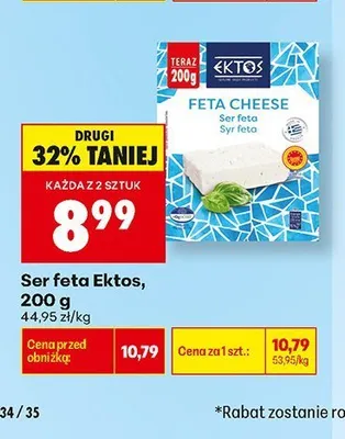 Ser feta Ektos promocja w Biedronka