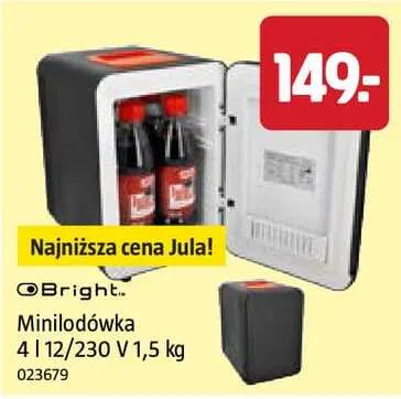 Minilodówka Bright 4l 12/230V 1,5kg promocja w Jula