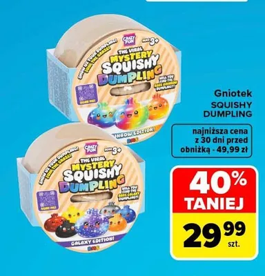 Gniotek Squishy Dumpling promocja w Carrefour Market