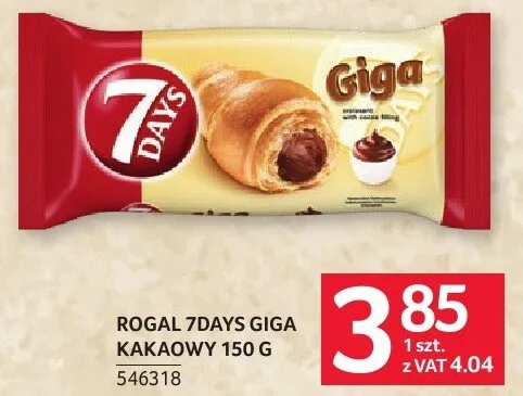 Rogal 7Days Giga kakaowy 150 g promocja w Selgros