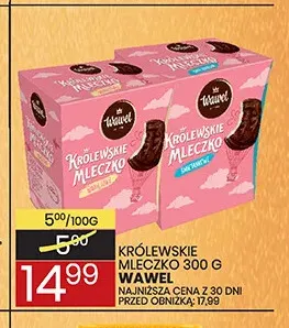 Królewskie Mleczko śmietankowe Wawel promocja w Wafelek