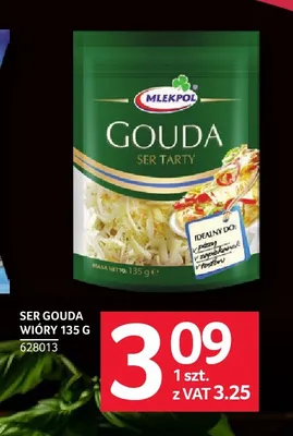 Ser Gouda wióry Mlekpol promocja w Selgros