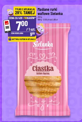 Maślane rurki waflowe promocja w POLOmarket