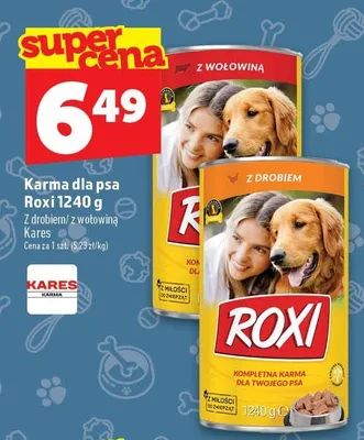 Karma dla psa Roxi z wołowiną promocja w TOPAZ