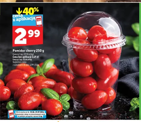 Pomidor cherry promocja w TOPAZ