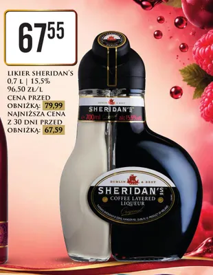 Likier Sheridan's promocja w Dino