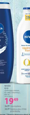 Ujędrniający balsam do ciała z witaminą C Q10 Nivea promocja w Hebe