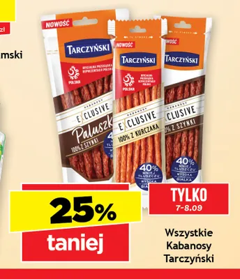 Kabanosy Tarczyński promocja w Gram Market