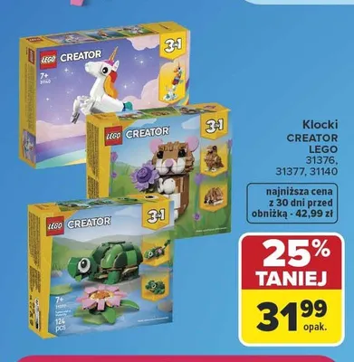 Klocki LEGO Creator 31377 promocja w Carrefour
