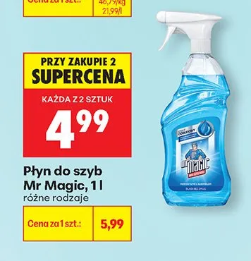 Płyn do szyb Mr Magic promocja w Biedronka