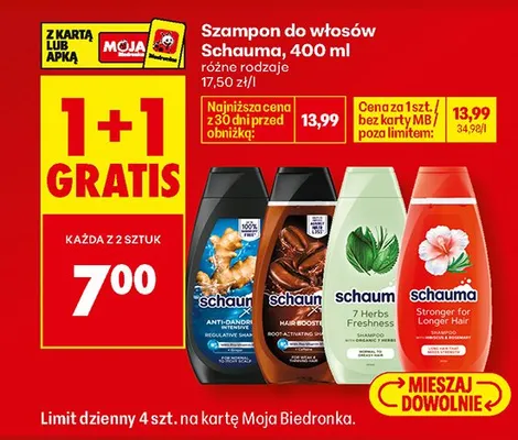 Szampon do włosów Schauma Anti-Dandruff promocja w Biedronka