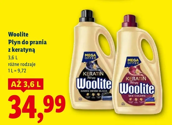 Płyn do prania z keratyną promocja w Lidl