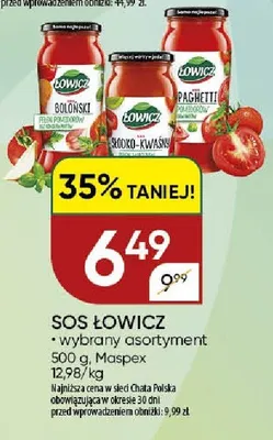 Sos Łowicz wybrany asortyment Maspex promocja w Chata Polska