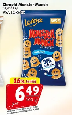 Chrupki Monster Munch promocja w Prim Market