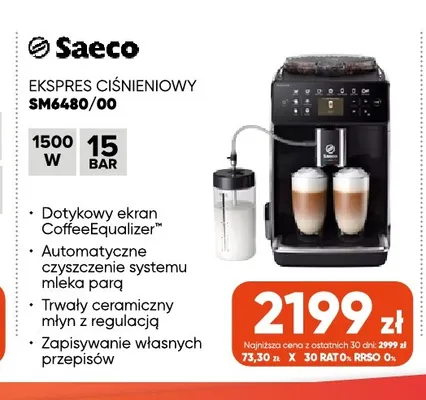 Ekspres ciśnieniowy SM6480/00 Saeco promocja w Max Elektro