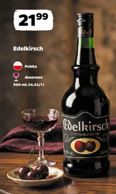 Wino deserowe Edelkirsch promocja w Netto
